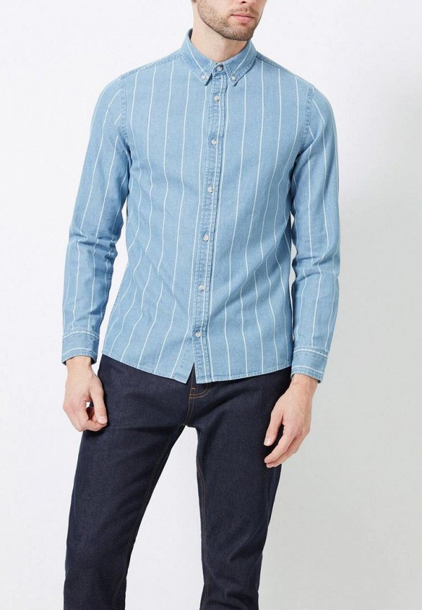 

Рубашка Burton Menswear London, Голубой
