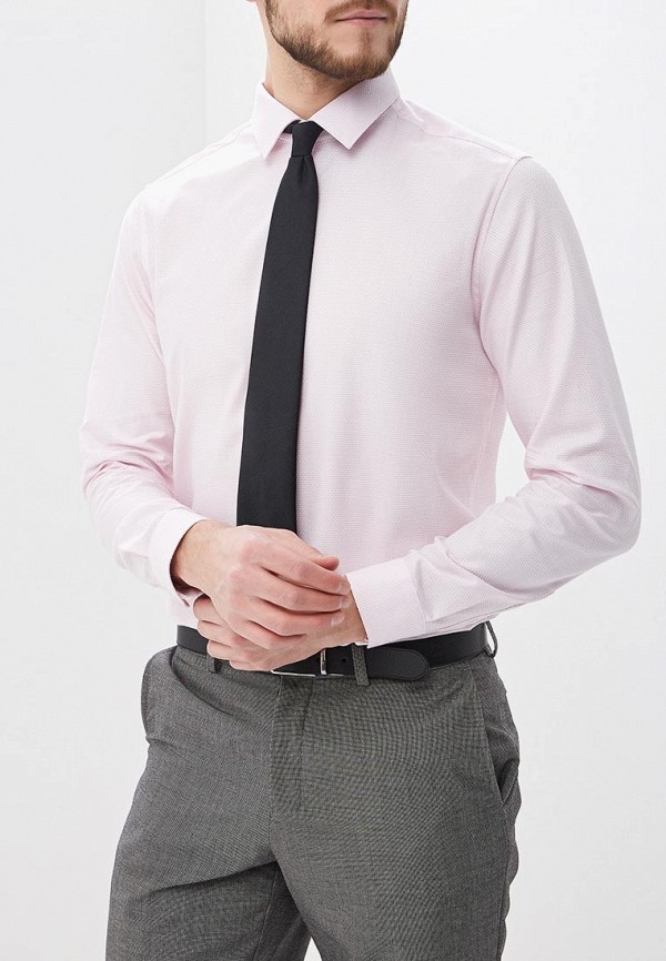 

Рубашка Burton Menswear London, Burton Menswear London BU014EMEQAU5, Розовый
