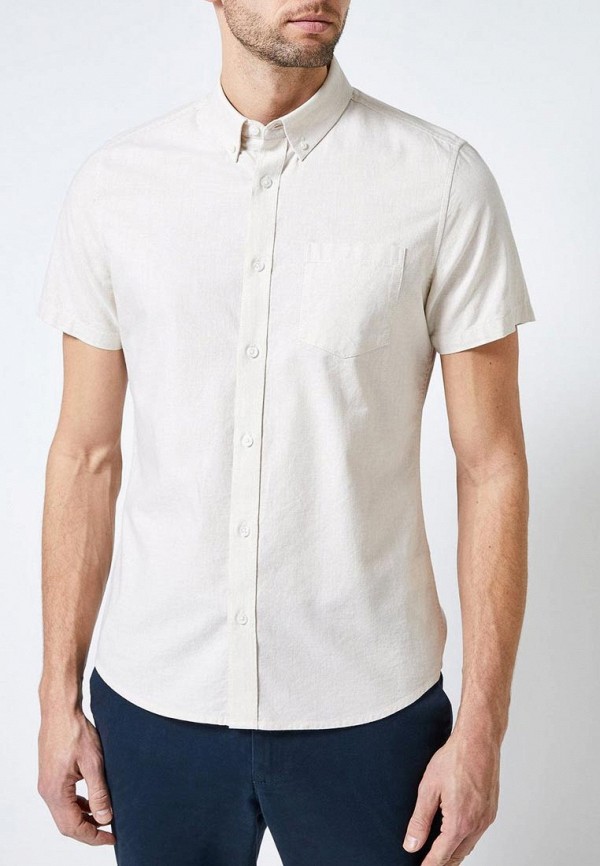 

Рубашка Burton Menswear London, Бежевый, Burton Menswear London BU014EMESUS7