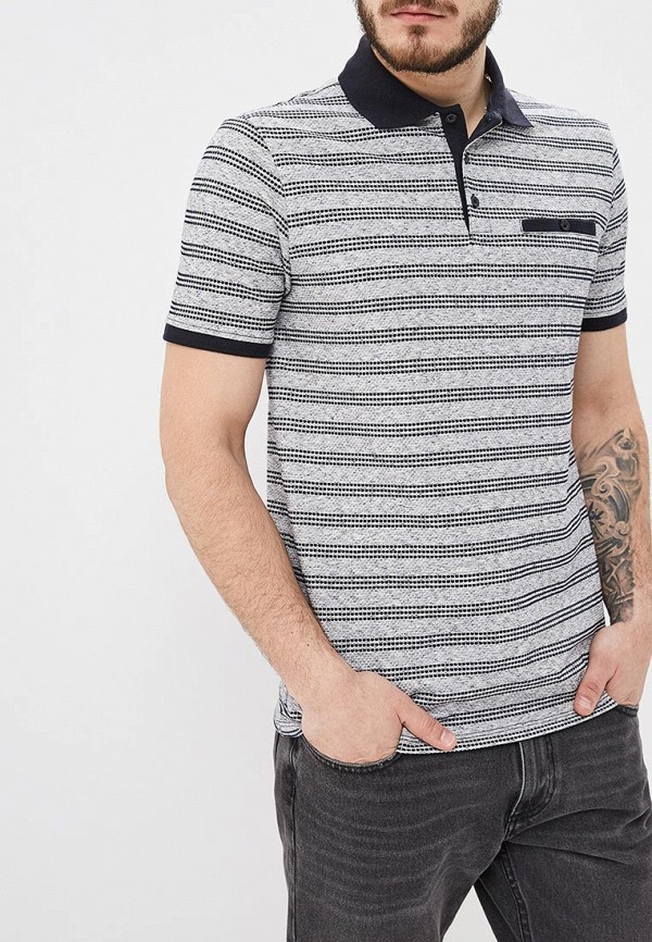 

Поло Burton Menswear London; Burton Menswear London BU014EMESUV5, Серый