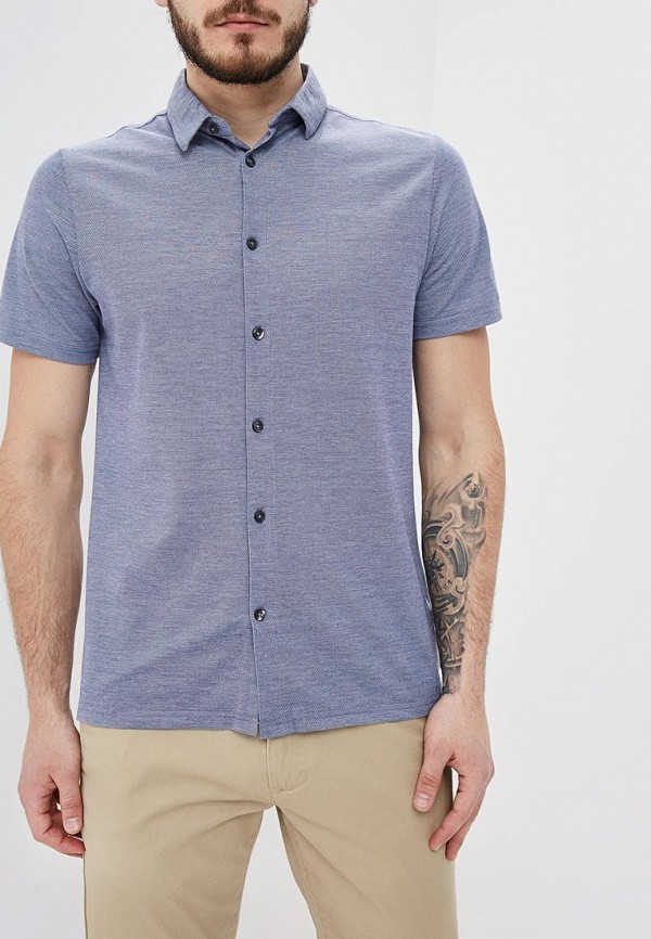 

Рубашка Burton Menswear London, Burton Menswear London BU014EMESUW3, Синий