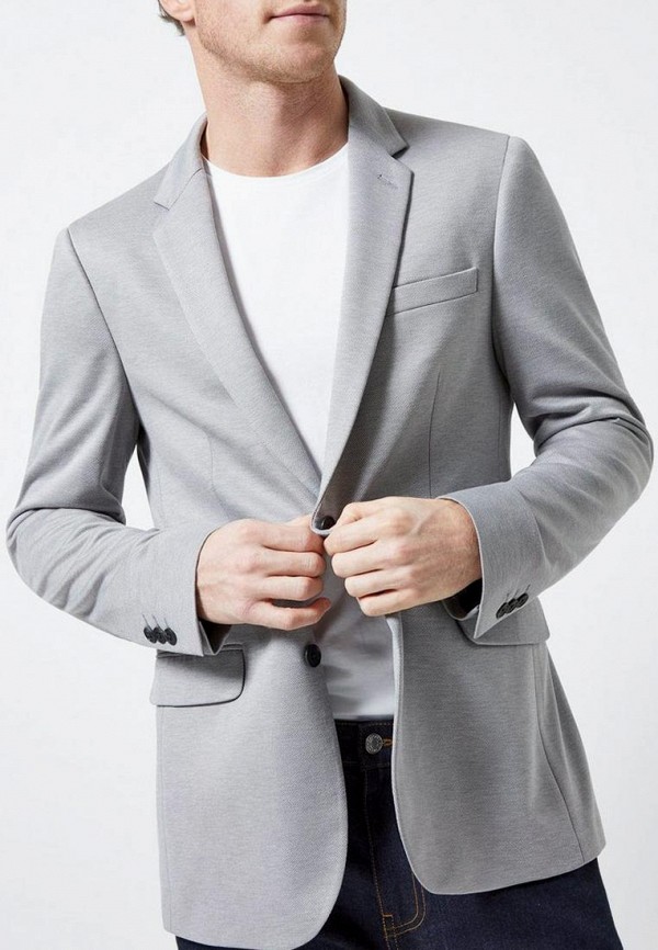 

Пиджак Burton Menswear London, Burton Menswear London BU014EMESUY0, Серый