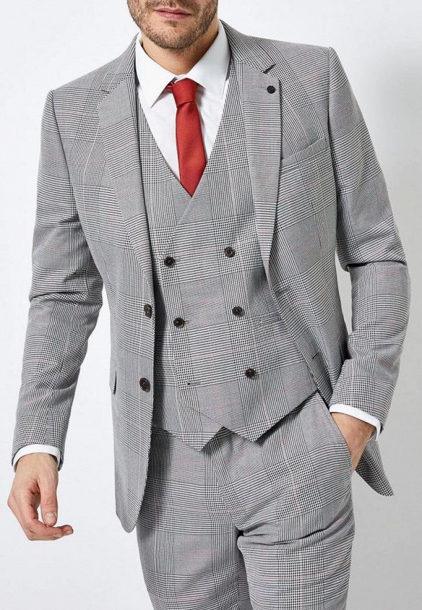 

Пиджак Burton Menswear London; Burton Menswear London BU014EMESVF2, Серый