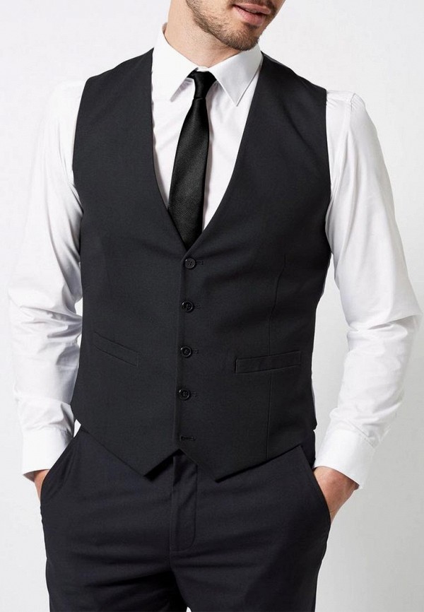 

Жилет Burton Menswear London, Черный, Burton Menswear London BU014EMESVH5