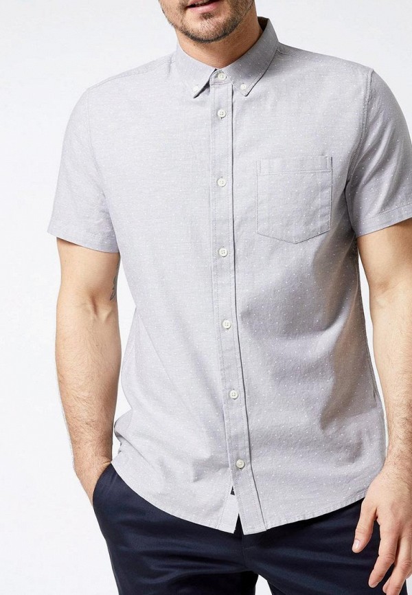 

Рубашка Burton Menswear London, Burton Menswear London BU014EMESVH9, Серый