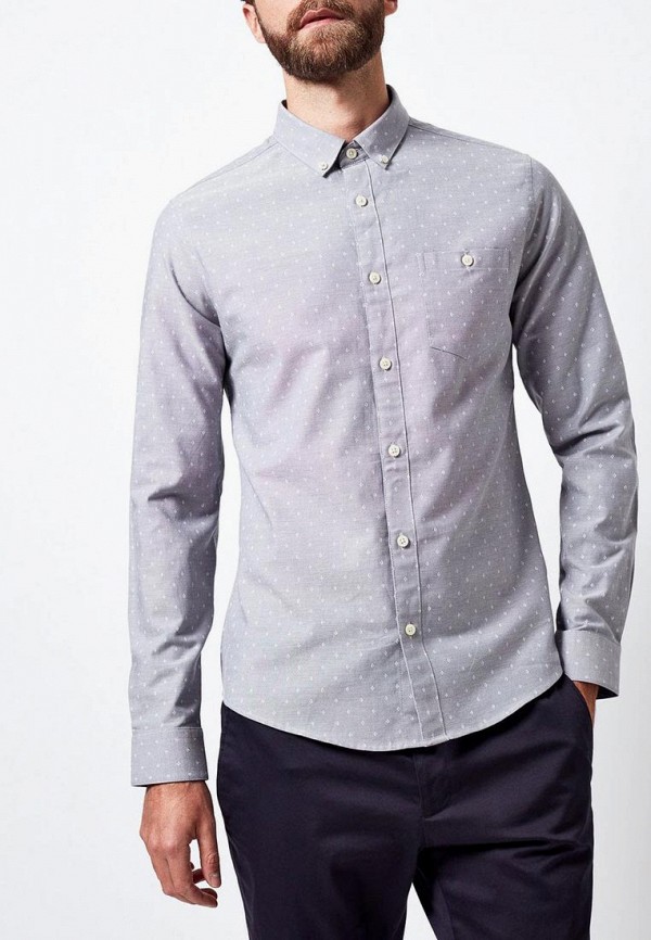 

Рубашка Burton Menswear London, Серый
