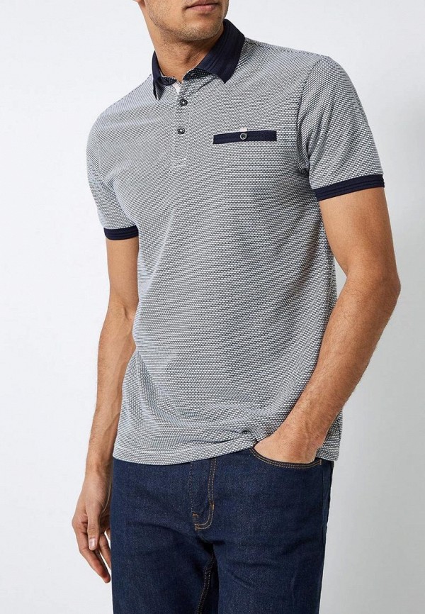 

Поло Burton Menswear London, Burton Menswear London BU014EMESVK2, Серый
