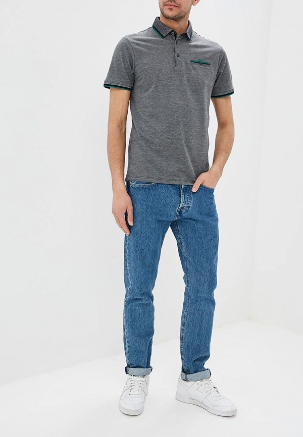 

Поло Burton Menswear London, Burton Menswear London BU014EMESVK5, Серый