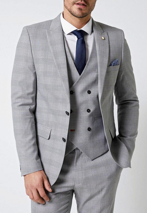 

Пиджак Burton Menswear London; Burton Menswear London BU014EMEYHU5, Серый