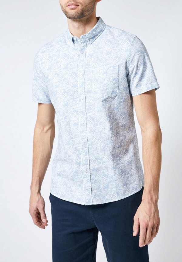 

Рубашка Burton Menswear London, Burton Menswear London BU014EMEYHV9, Голубой