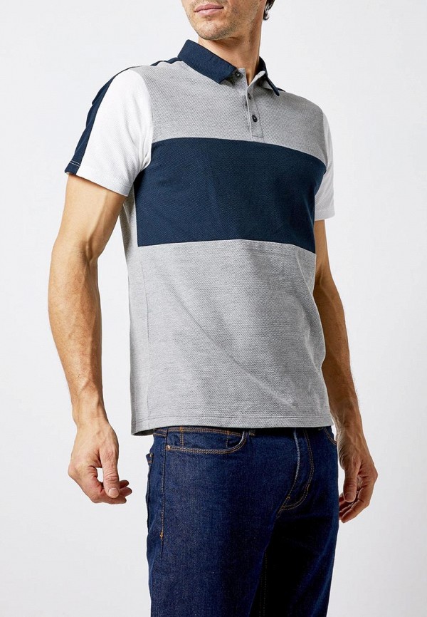 

Поло Burton Menswear London; Burton Menswear London BU014EMEYHX6, Серый