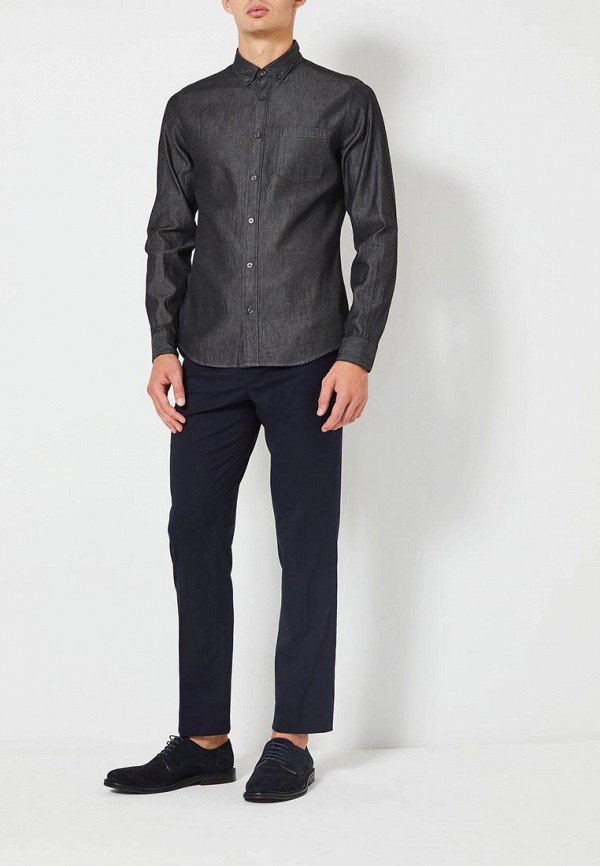 

Рубашка джинсовая Burton Menswear London, Burton Menswear London BU014EMFAZL9, Серый