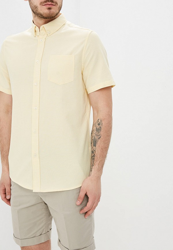 

Рубашка Burton Menswear London, Желтый, Burton Menswear London BU014EMFAZM0