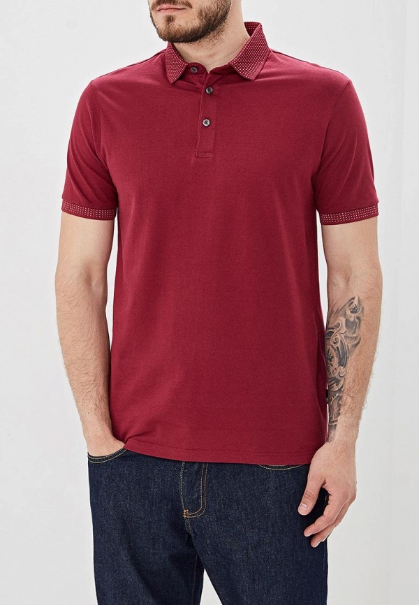 

Поло Burton Menswear London, Бордовый
