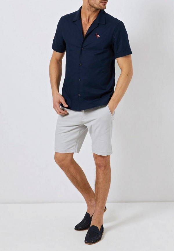 

Рубашка Burton Menswear London, Burton Menswear London BU014EMFJUQ7, Синий