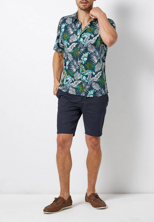 

Рубашка Burton Menswear London, Burton Menswear London BU014EMFONS7, Синий