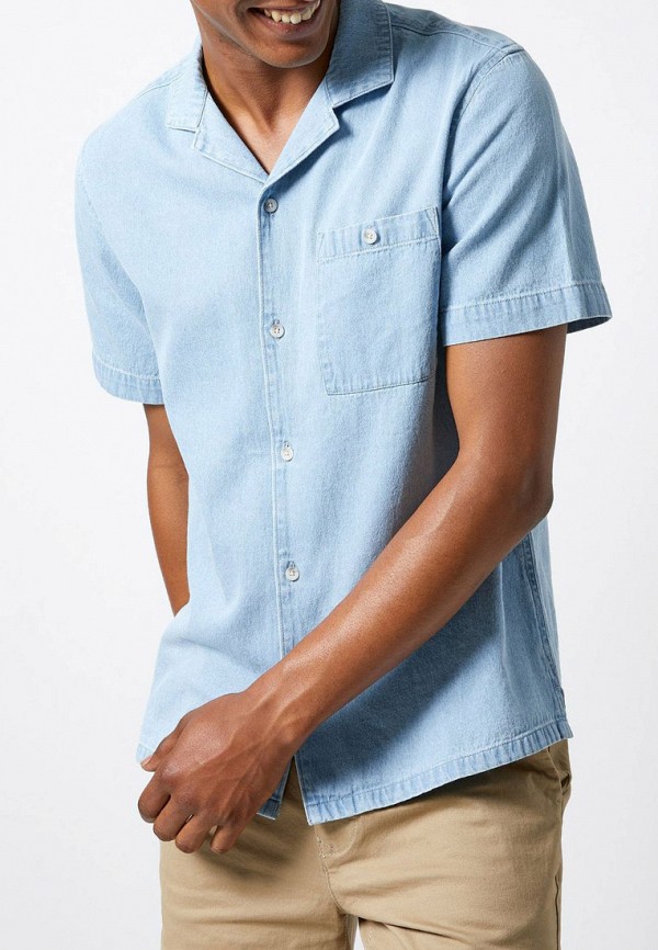 

Рубашка Burton Menswear London, Голубой, Burton Menswear London BU014EMFWZJ2