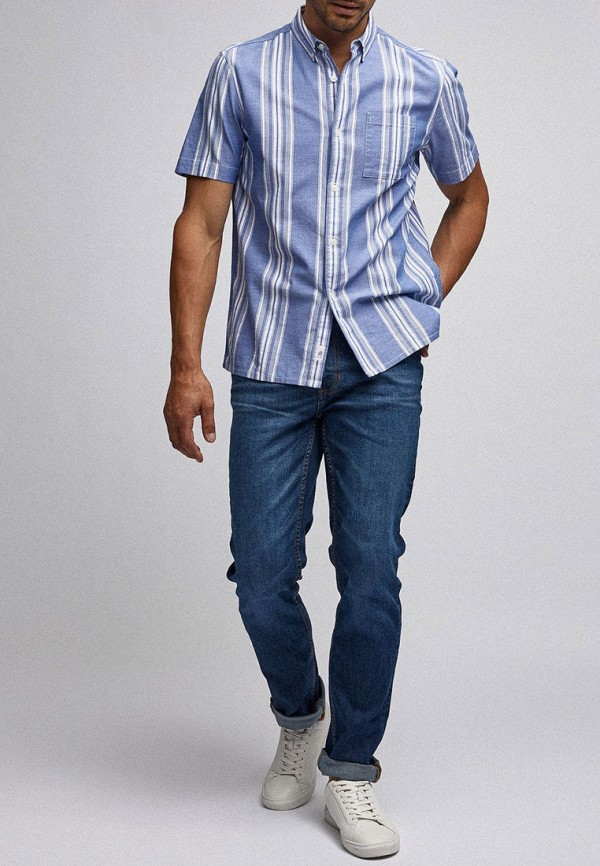 

Рубашка Burton Menswear London, Burton Menswear London BU014EMFWZJ7, Синий