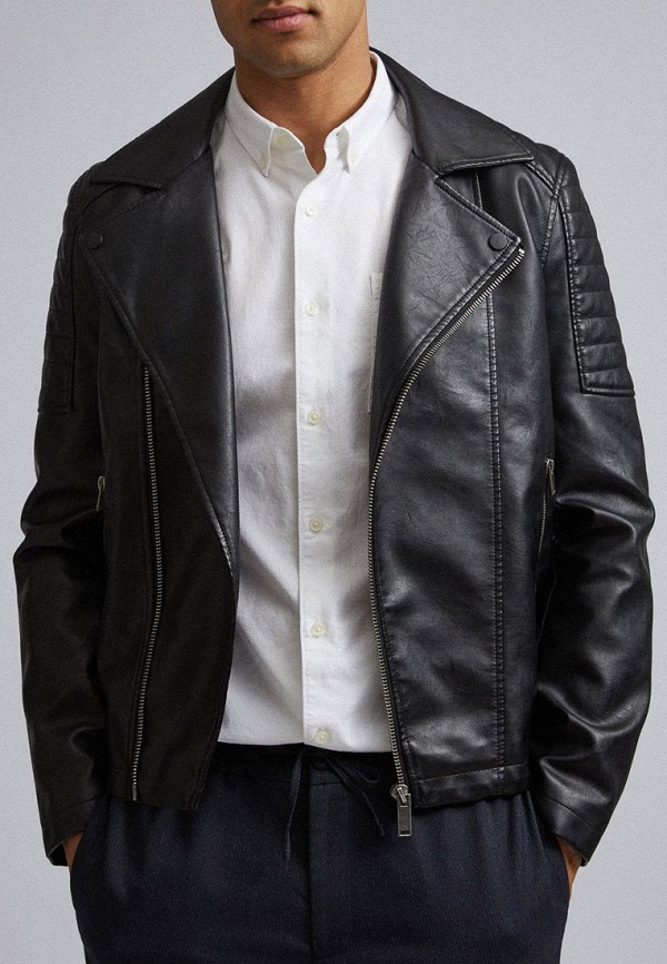 

Куртка кожаная Burton Menswear London, Черный, Burton Menswear London BU014EMGAIG1