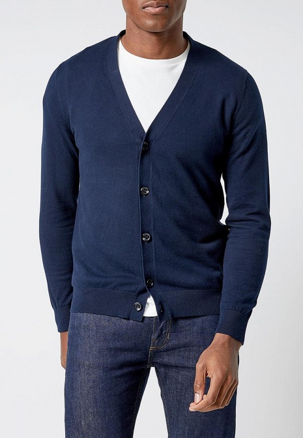 

Кардиган Burton Menswear London, Burton Menswear London BU014EMGFZH1, Синий