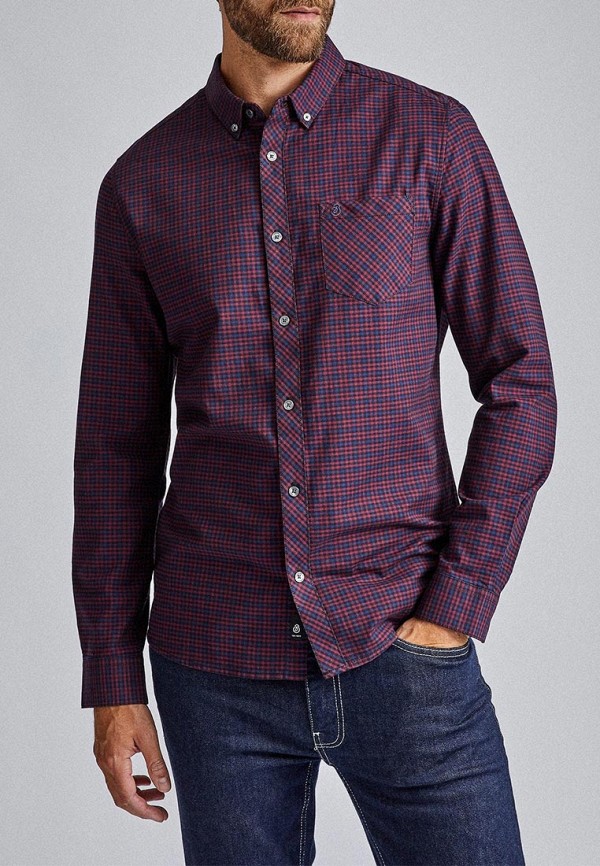 

Рубашка Burton Menswear London, Фиолетовый, Burton Menswear London BU014EMGSWR2