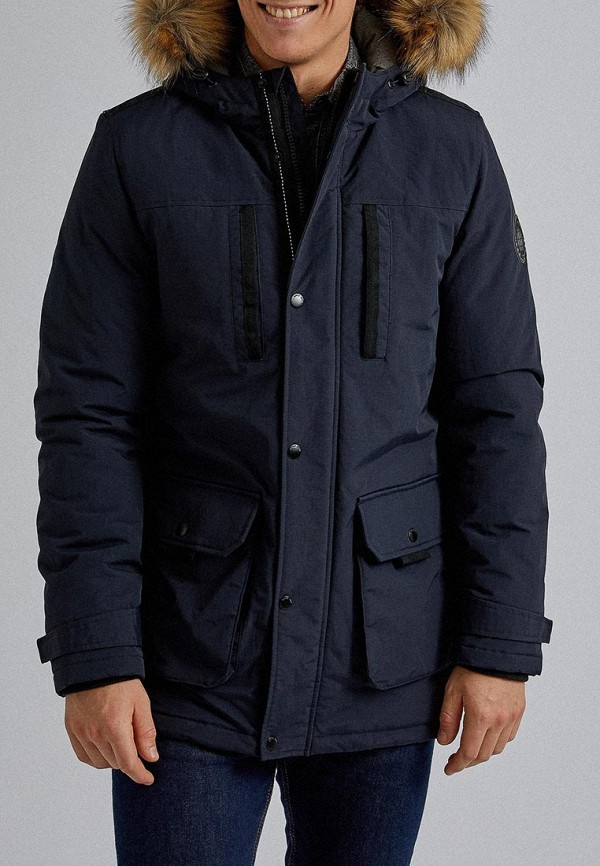 

Парка Burton Menswear London, Синий, Burton Menswear London BU014EMGWSZ7
