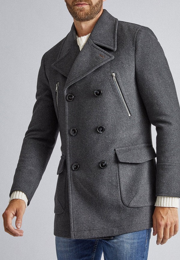 

Пальто Burton Menswear London, Серый, Burton Menswear London BU014EMHBMV6