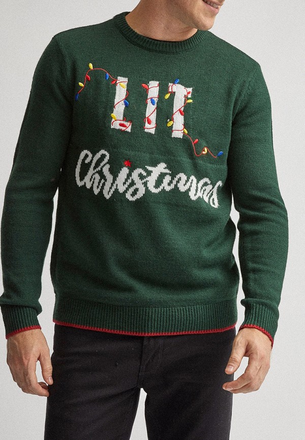 

Джемпер Burton Menswear London, Зеленый, Burton Menswear London BU014EMHHIB6