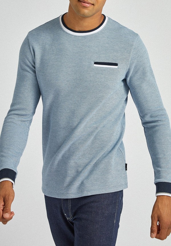 

Лонгслив Burton Menswear London, Голубой, Burton Menswear London BU014EMHHIB9