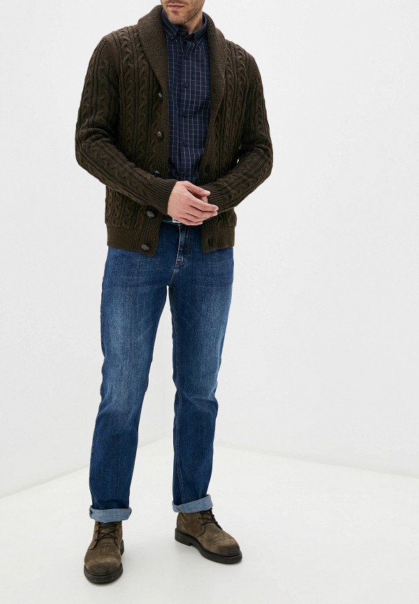 

Кардиган Burton Menswear London, Коричневый, Burton Menswear London BU014EMHNTK1