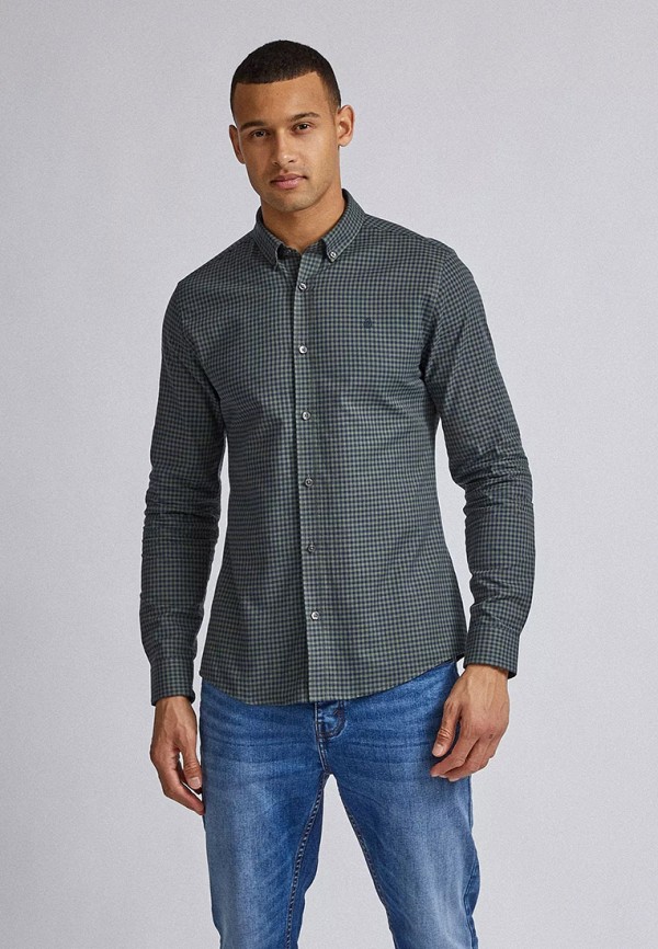 

Рубашка Burton Menswear London, Серый, Burton Menswear London BU014EMIHZD6