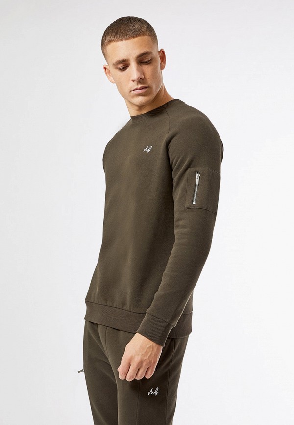 

Свитшот Burton Menswear London, Хаки, Burton Menswear London BU014EMILNK1