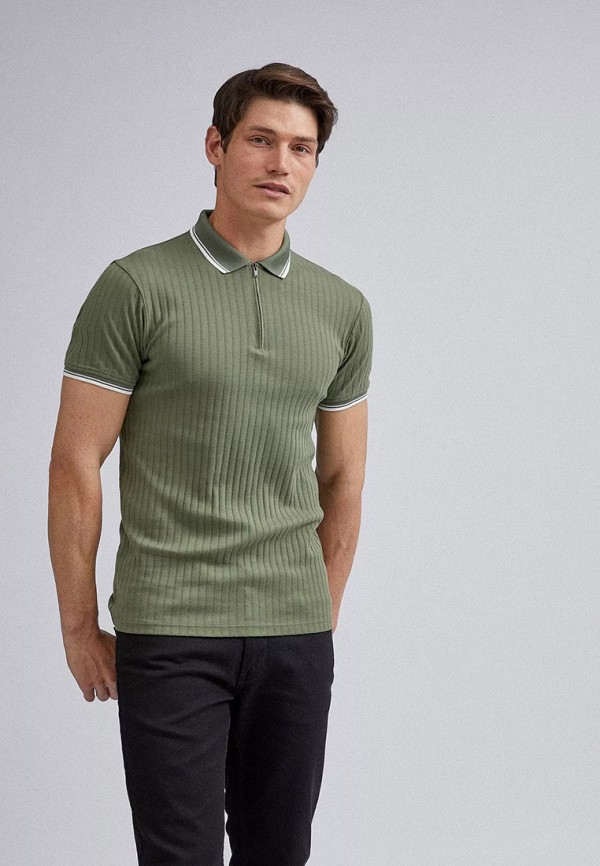 

Поло Burton Menswear London, Хаки, Burton Menswear London BU014EMIQSZ8