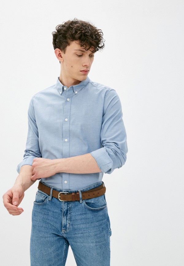 

Рубашка Burton Menswear London, Голубой, Burton Menswear London BU014EMIYIL0