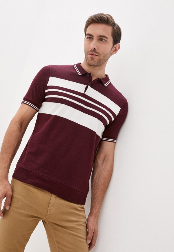 

Поло Burton Menswear London, Бордовый, Burton Menswear London BU014EMJWZE2