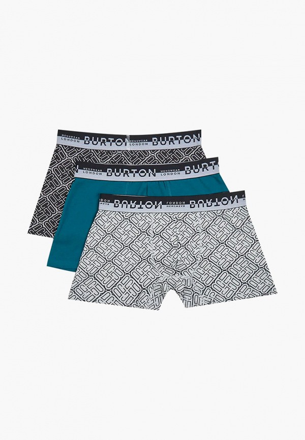 

Трусы 3 шт Burton Menswear London, Серый;синий, Burton Menswear London BU014EMKKMU8