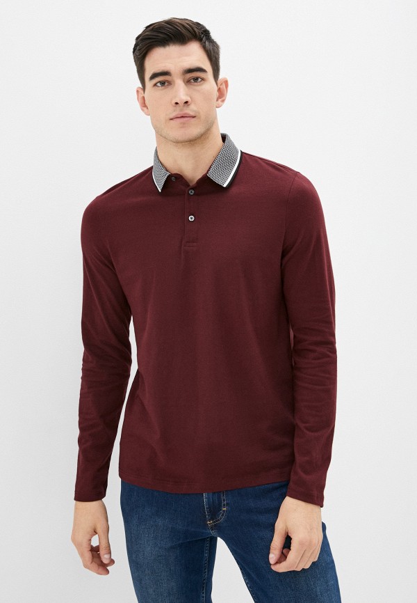 

Поло Burton Menswear London, Бордовый, Burton Menswear London BU014EMKMNA7