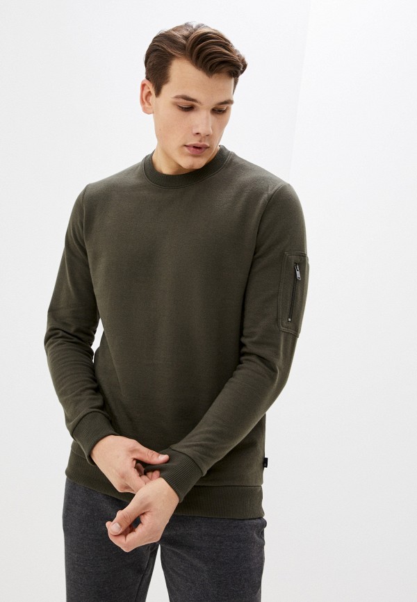 

Свитшот Burton Menswear London, Хаки, Burton Menswear London BU014EMKVHM5