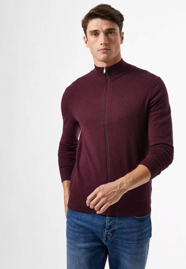

Кардиган Burton Menswear London, Бордовый, Burton Menswear London BU014EMLAMX6