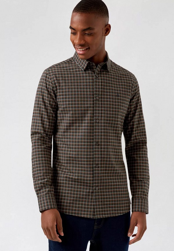 

Рубашка Burton Menswear London, Хаки, Burton Menswear London BU014EMLPIG7