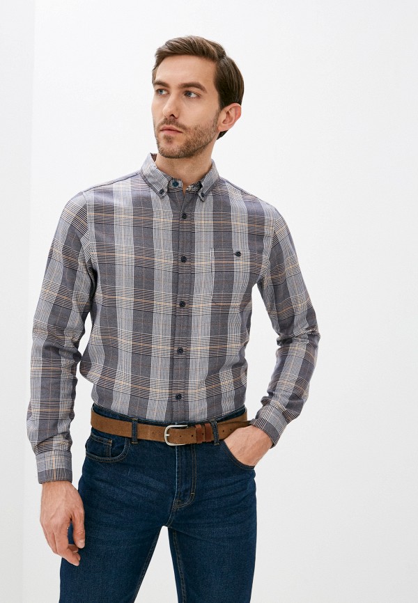 

Рубашка Burton Menswear London, Серый