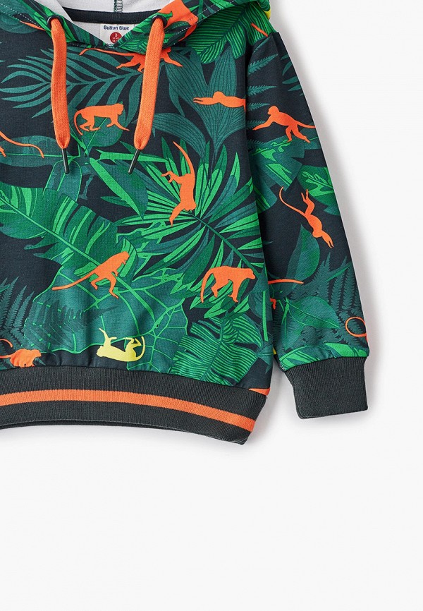 фото Худи button blue