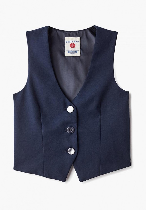 

Жилет Button Blue, Синий
