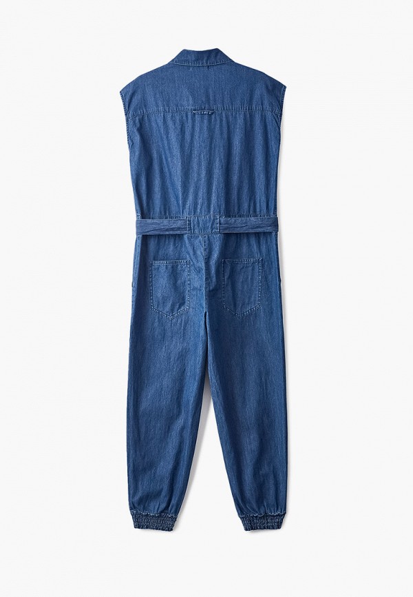 фото Комбинезон джинсовый button blue