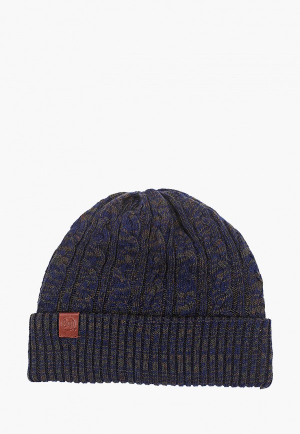 

Шапка Buff, Синий, KNITTED HAT BRAIDY MOSS