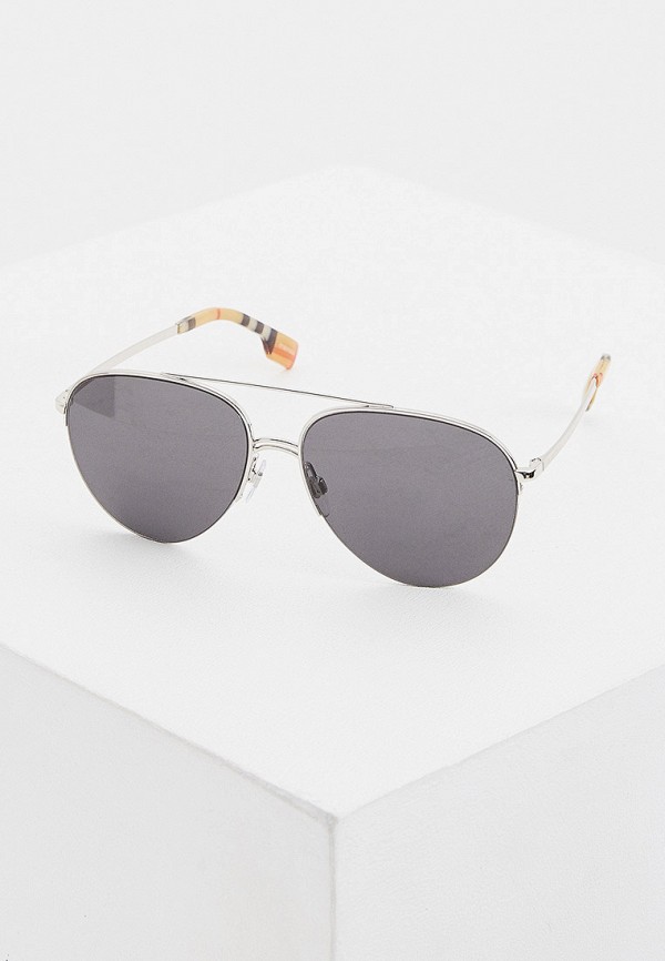 

Очки солнцезащитные Burberry, Серебряный, 0BE3113 130487