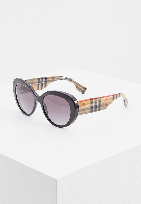 

Очки солнцезащитные Burberry, Черный, BE4298 37578G