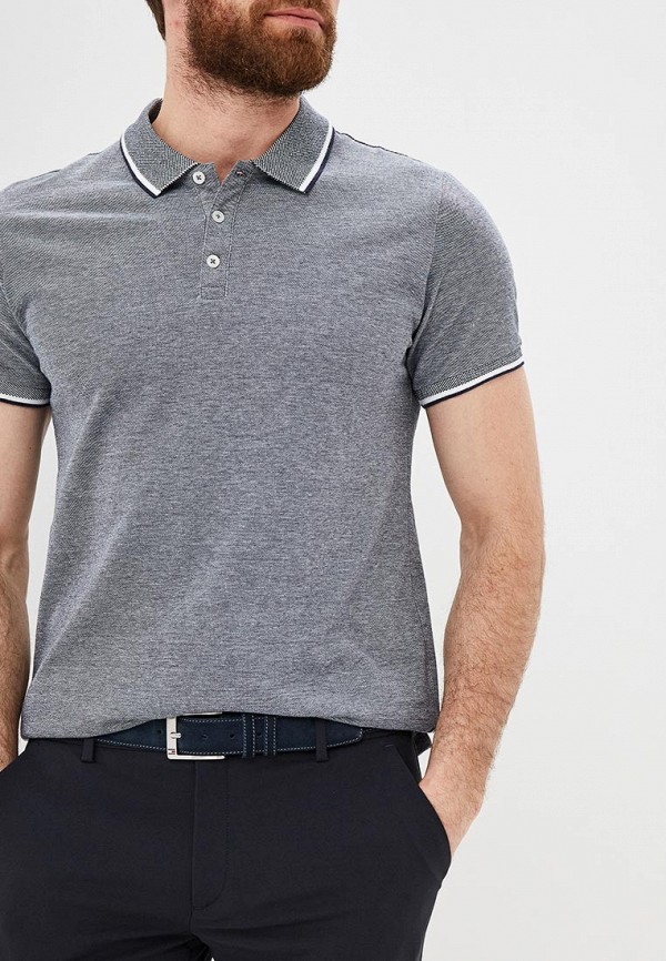 

Поло Casual Friday by Blend; Casual Friday by Blend CA049EMEJIO1, Серый