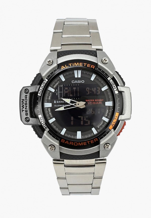 

Часы Casio, Серебряный, CASIO Collection SGW-450HD-1B