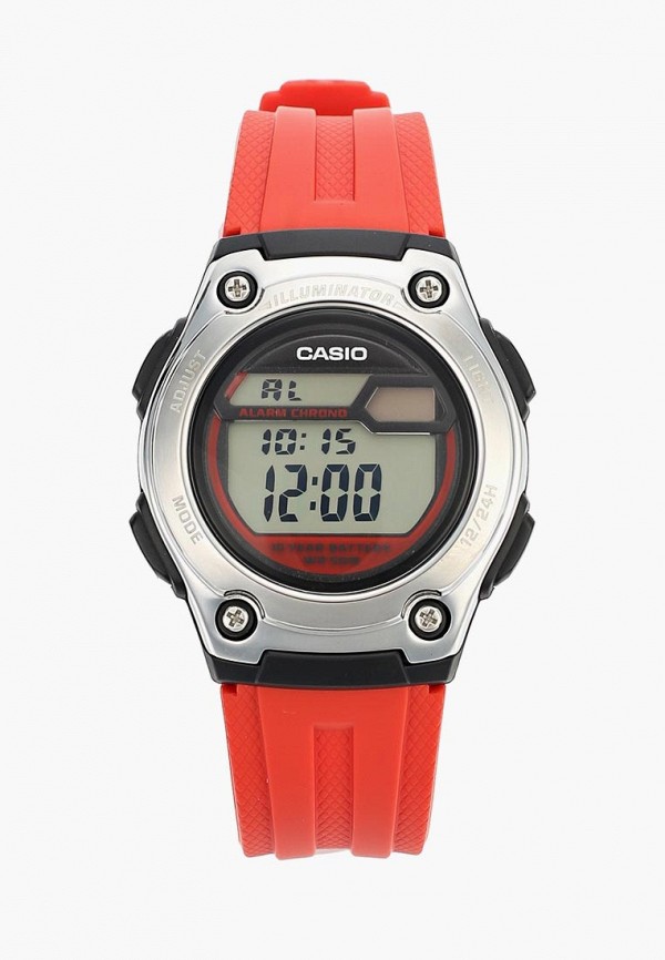 

Часы Casio, Красный, Casio Collection W-211-4A